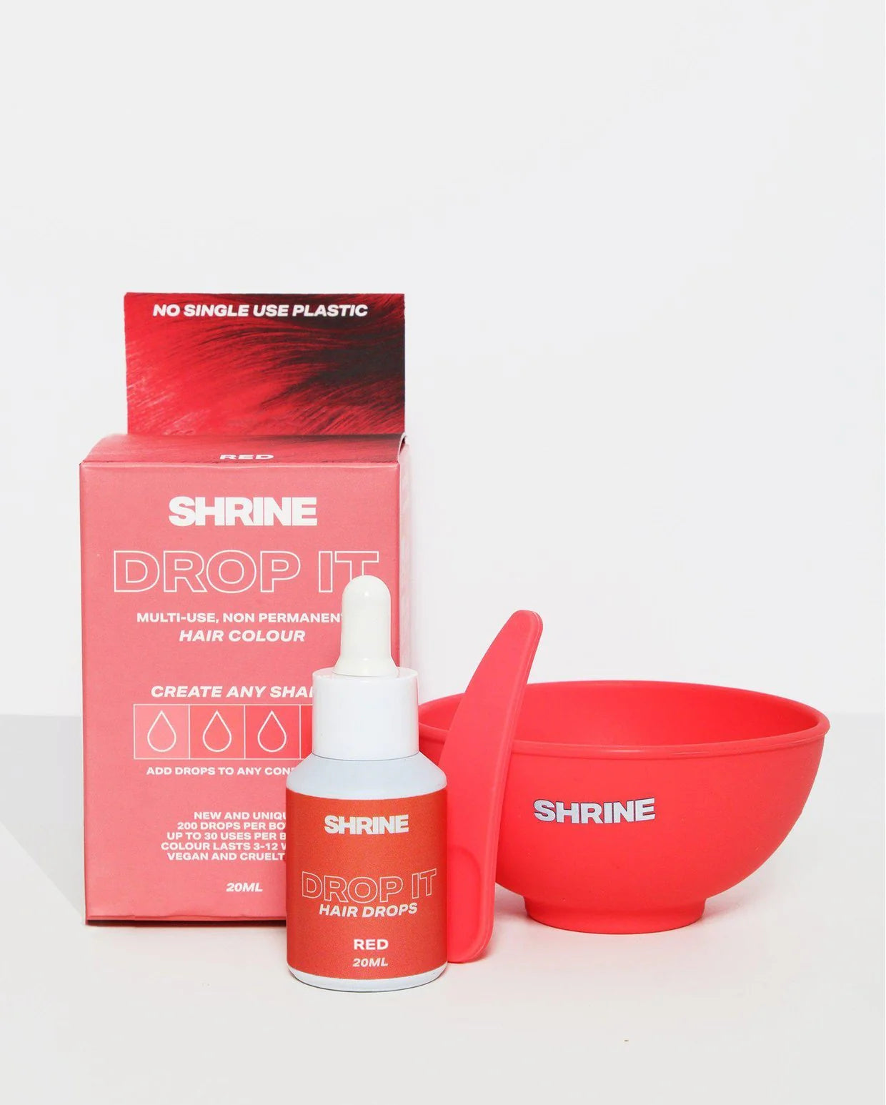 Red Hair Dye - DROP IT Kit